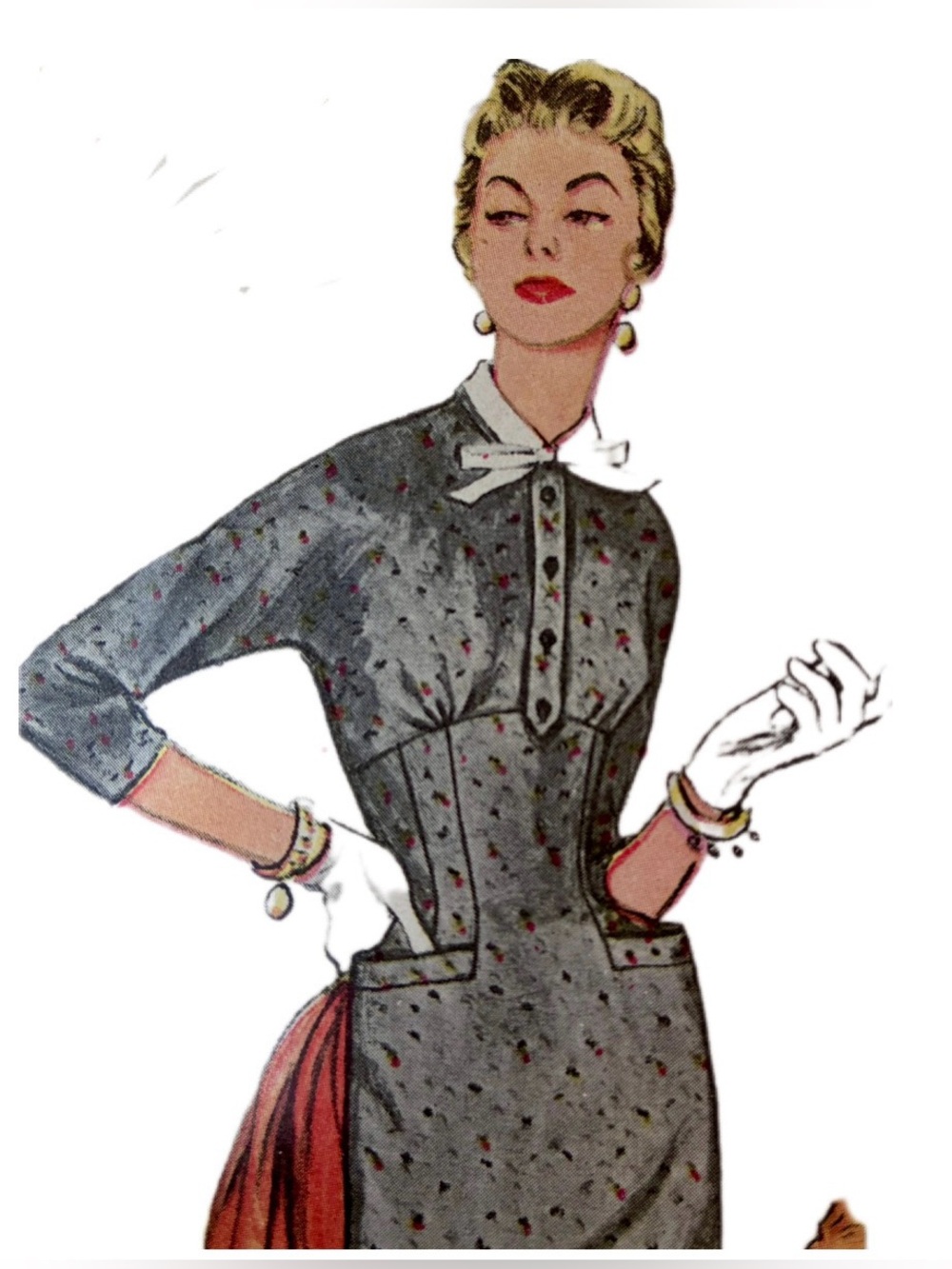 Vintage Simplicity 4800 Rare Dress Pattern